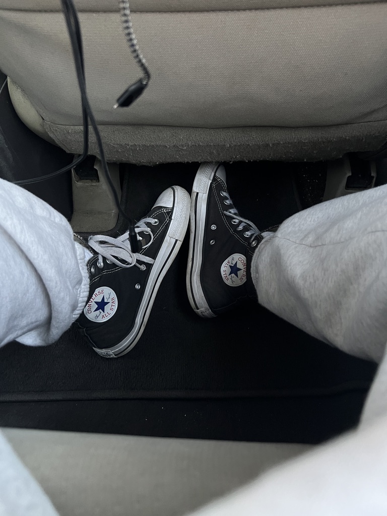 Black, Converse Chuck Taylors